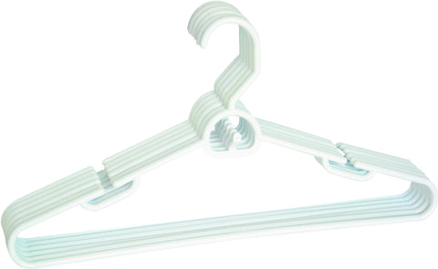 Merrick C9060A-A12 Tubular Hanger, Hunter/Navy Blue/White, 1-3/4 in OAW, 8-1/2 in OAH, Plastic, Pack of 12
