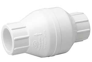 Proline Check Valve B & K ProLine Series 101-605 Check Valve, 1 in, 200 psi Pressure, PVC ...