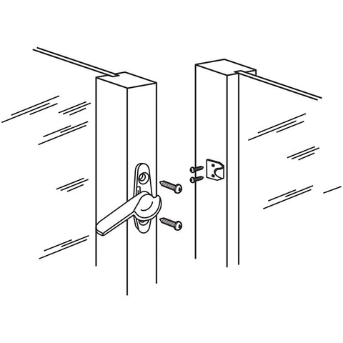 Prime-Line F 2509 Window Sash Lock, Zinc, Zinc