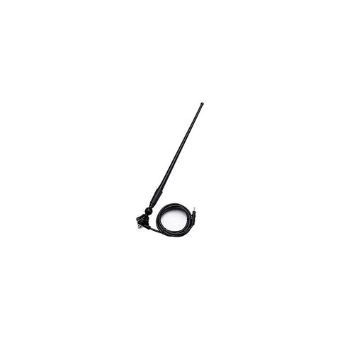 Seaworthy SEAURB3S Black 16″ Flex Rubber Marine Stereo Antenna - Includes 180 Degree Swivel Base & 54″ Cable