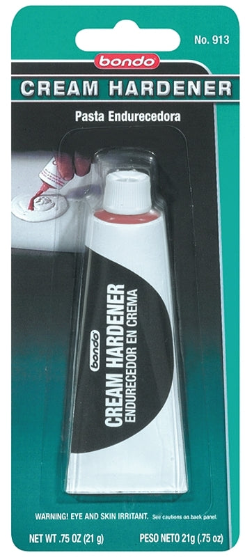Bondo 913 Cream Hardener, 2.75 oz Tube, Cream, Pack of 6