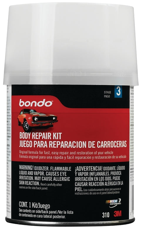 Bondo BRKIT-2PK-ES Body Repair Kit, 2 oz Pouch, Paste
