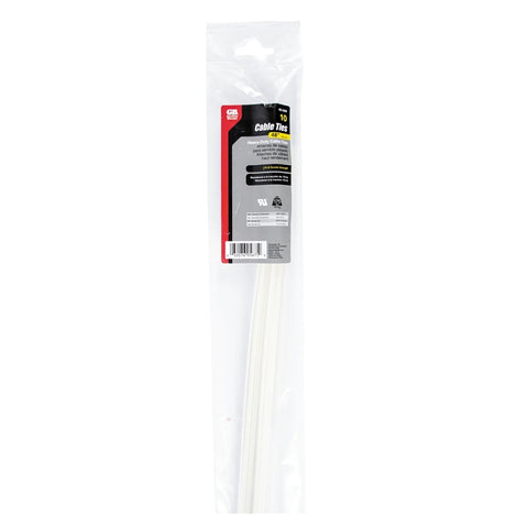 Gardner Bender 45-548 Cable Tie, 6/6 Nylon, Natural, 48 in L, 10/PK