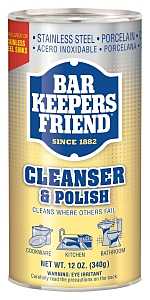 Bar Keepers Friend 11510 Cleanser and Polish, 12 oz Can, Powder, White