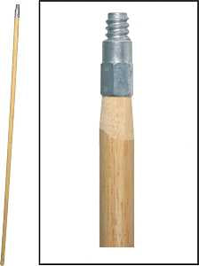 Birdwell 312-12 Broom Handle, 15/16 in Dia, 60 in L