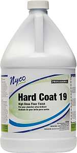 nyco NL167-G4 Floor Finish, 128 oz, Liquid, Acrylic, White, Pack of 4