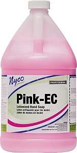 nyco NL358-G4 Hand Cleaner, Liquid, Pink, Floral, 1 gal, Pack of 4
