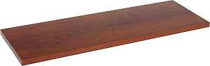 Knape & Vogt 1980 W 12X48 Series Shelf Board, 48 in L, 12 in W, Walnut, For: KV Standard/Bracket Shelving Systems