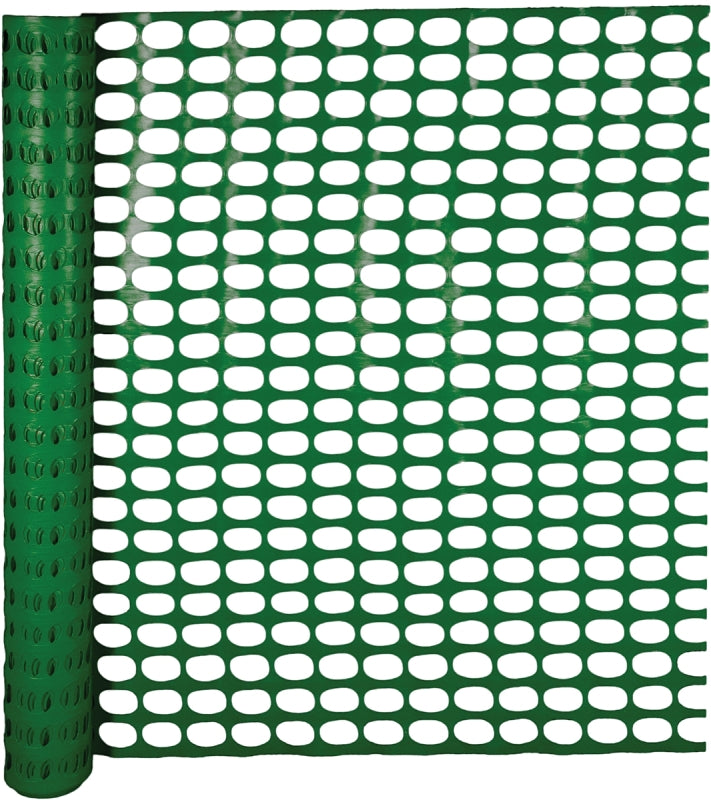 Mutual Industries 14973-38-48 Snow Fence, 100 ft L, 1-3/4 x 2-1/2 in M ...