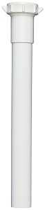 Plumb Pak PP944W Pipe Extension Tube, 1-1/4 x 1-1/4 in, 6 in L, Slip-Joint, Plastic, White