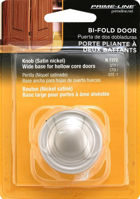 Prime-Line N 7372 Pull Knob, Zinc, Satin Nickel