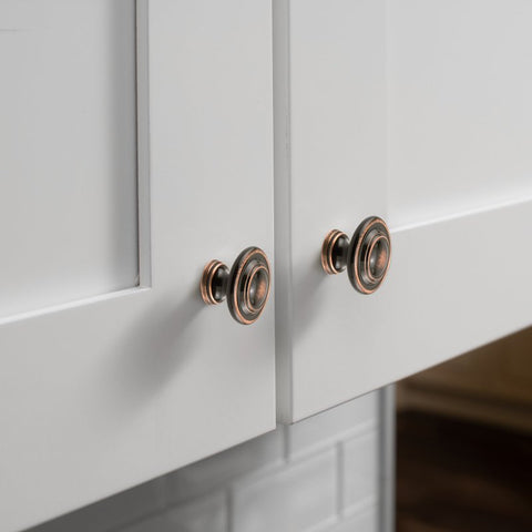 Prime-Line N 7385 Pull Knob, Zinc, Classic Bronze