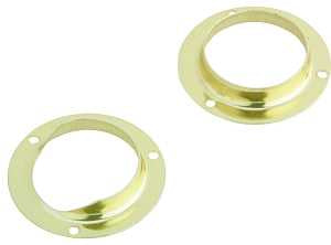 Schlage SP585F3 Closet Pole Socket, Steel, Brass, Pack of 25