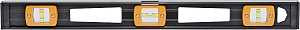 Johnson 3772 I-Beam Level, 72 in L, 5-Vial, 2-Hang Hole, Non-Magnetic, Aluminum, Black