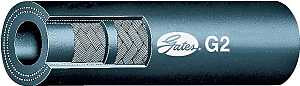 Gates 86624 Hose, 50 ft L, 3100 psi Pressure, Synthetic Rubber, Black