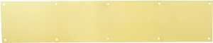 Schlage C8400B3-6X30 Kick Plate, 30 in L, 6 in W, Solid Brass