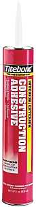 Titebond 3452 Construction Adhesive, Tan, 28 oz Cartridge, Pack of 12