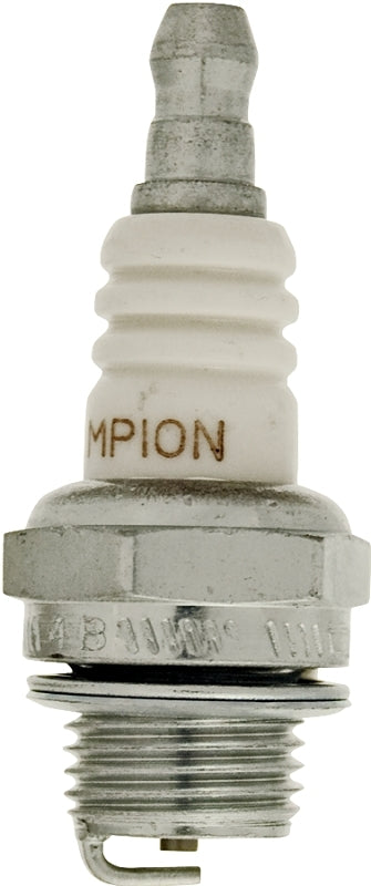 Champion CJ6 Spark Plug, 0.022 to 0.028 in Fill Gap, 0.551 in Thread, 3/4 in Hex, Copper, Pack of 8