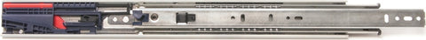Knape & Vogt 8450FMP 22 Drawer Slide, 22 in L Extension, 100 lb, 1/2 in W Rail, Anochrome