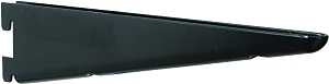 Knape & Vogt 182 182 BLK 7 Shelf Bracket, 7.26 in L, Steel