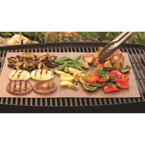Yoshi As Seen On TV Brown Polytetrafluoroethylene/Copper Grill/Bake Mat