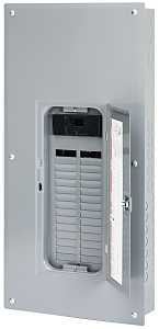 Square D QO130M200PC Load Center, 30 -Pole, 200 A, 30 -Space, NEMA 1 Enclosure, Flush, Surface Mounting