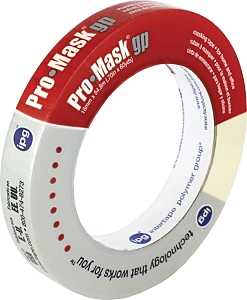 IPG 5100-.75 Masking Tape, 60 yd L, 0.7 in W, Smooth Crepe Paper Backing, Beige