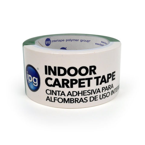 IPG 9971 Double-Sided Carpet Tape, 10 yd L, 1-7/8 in W, Vinyl Backing