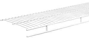 ClosetMaid 1361 Wire Shelf, 60 lb, 1-Level, 12 in L, 72 in W, Steel, White