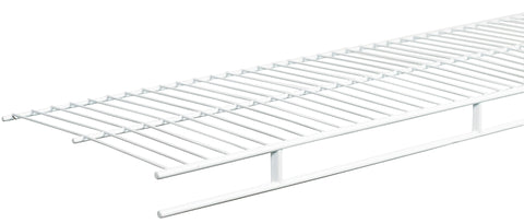 ClosetMaid 1361 Wire Shelf, 60 lb, 1-Level, 12 in L, 72 in W, Steel, White