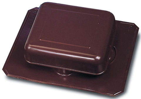 Master Flow R50ABR Roof Louver, Aluminum, Brown, Pack of 10