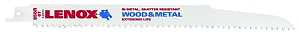 Lenox 20582956R Reciprocating Saw Blade, 3/4 in W, 9 in L, 6 TPI