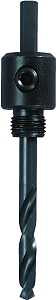 Lenox 1779803 Hole Saw Arbor, 1/2 in - 20 Thread, 1/4 in Shank, Round Shank