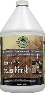 Trewax 887171970 Stone and Tile Floor Sealer, 1 gal, Liquid, Low, Clear