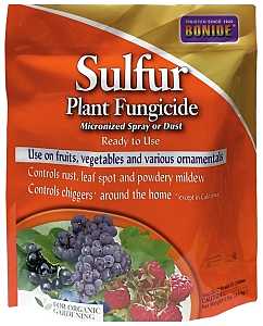Bonide 142 Series Plant Fungicide, 4 lb Bag, Powder, Rotten Egg, Pale Yellow, Compositions: Sulfuric Acid