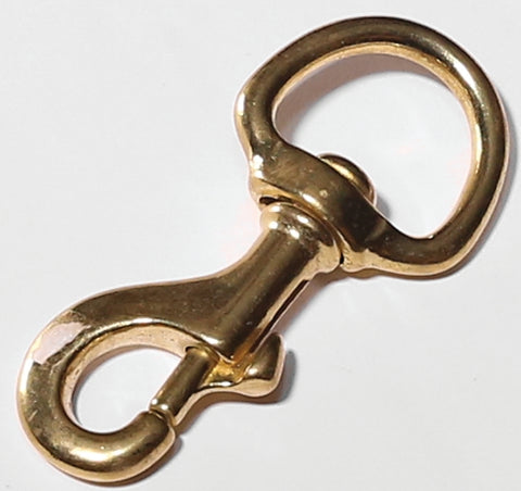 Baron 225BT-5/8 Swivel Eye Bolt Snap, 96 lb Working Load, Bronze, Polished