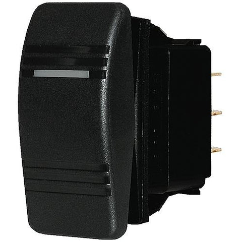 Blue Sea 8292 Water Resistant Contura III Switch, Black, 0ff-(On)