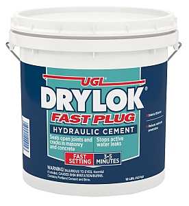 Drylok Fast Plug Series 00924 Hydraulic Cement, Gray, Powder, 10 lb, Pack of 2