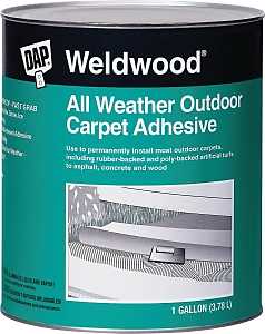 DAP 00443 Carpet Adhesive, Tan, 1 gal Pail, Pack of 4