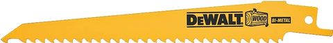 DEWALT DW4846 Reciprocating Saw Blade, 3/4 in W, 8 in L, 10/14 TPI