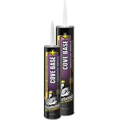 Titebond 3401 Cove Base Adhesive, Beige, 10.5 oz Cartridge, Pack of 12