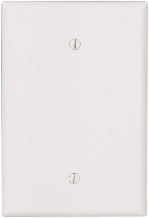 Eaton Cooper Wiring 2729W-BOX Wallplate, 4-1/2 in L, 2-3/4 in W, 0.08 in Thick, 1 -Gang, Thermoset, White, Pack of 10