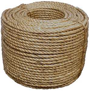 Wellington 28776 Rope, 3/4 in Dia, 600 ft L, 972 lb Working Load, Manila Hemp, Natural