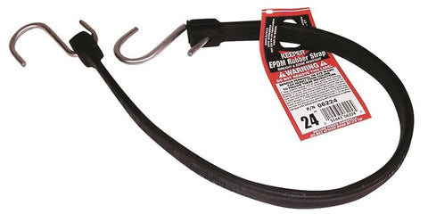 Hampton 06224 Non-Brittle Rubber Strap, 24 in L x 3/4 in W, Compounded EPDM