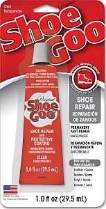 Shoe GOO 110231 Shoe Repair Adhesive, Gel, Liquid, Black/Clear, 1 oz