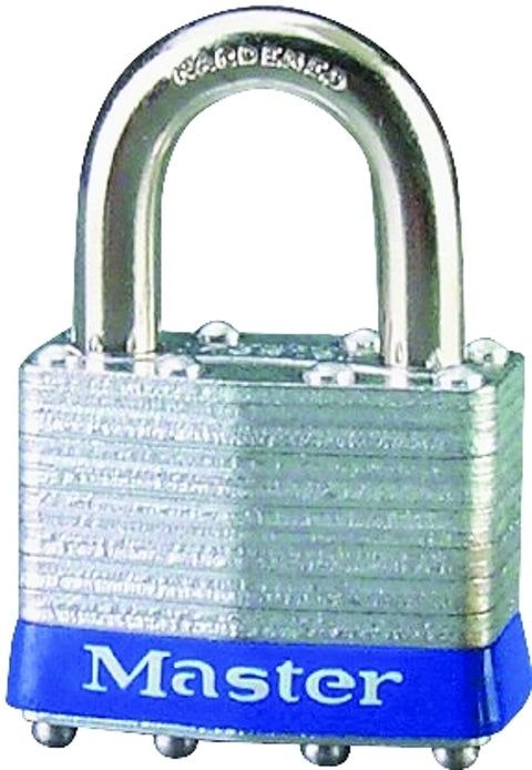 Master Lock 1UP Padlock, Non-Keyed Key, Open Shackle, 5/16 in Dia Shackle, 15/16 in H Shackle, Steel Shackle, Steel Body
