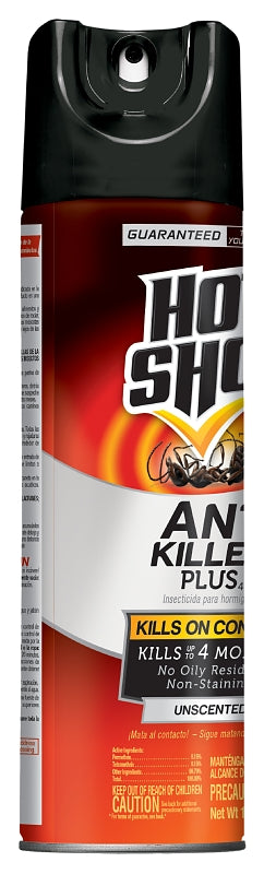Hot Shot 4480-9 Ant Killer Plus, Liquid, Spray Application, 16 oz, Aerosol Can