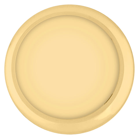 Kwikset 720J 3CP6AL Passage Knob, Polished Brass, 1-3/8 to 1-3/4 in Thick Door, 2-1/4 in Strike