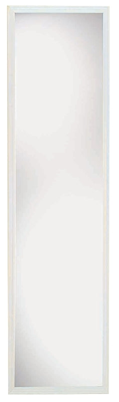 Renin 206230 Framed Mirror, Rectangular, Plastic Frame, White Frame, P ...