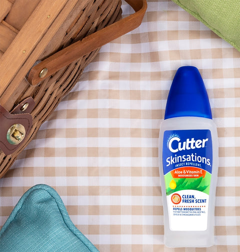 Cutter SKINSATIONS 54010-6 Insect Repellent, 6 fl-oz Bottle, Liquid, Water White, Alcohol